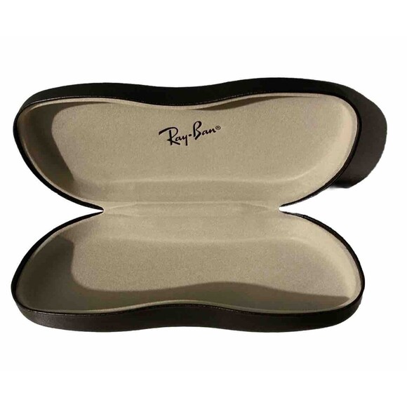 Rayban Ray Ban Designer sun glasses eye‎ spectacles case hard black clamshell - Picture 1 of 4